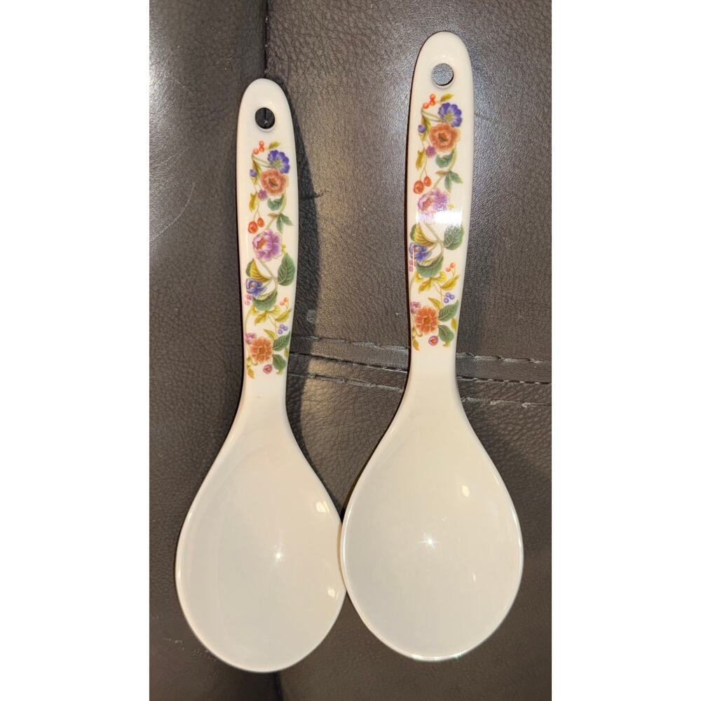 2 MELAMINE RICE/SERVING SPOONS - Picture 9 of 16